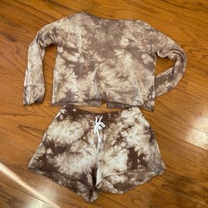Tie Dye Sweatshirt Set